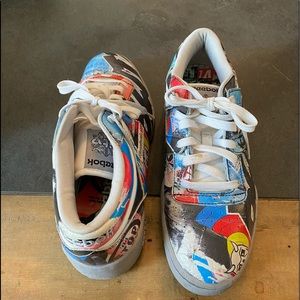Reebox graffiti sneaker size 7